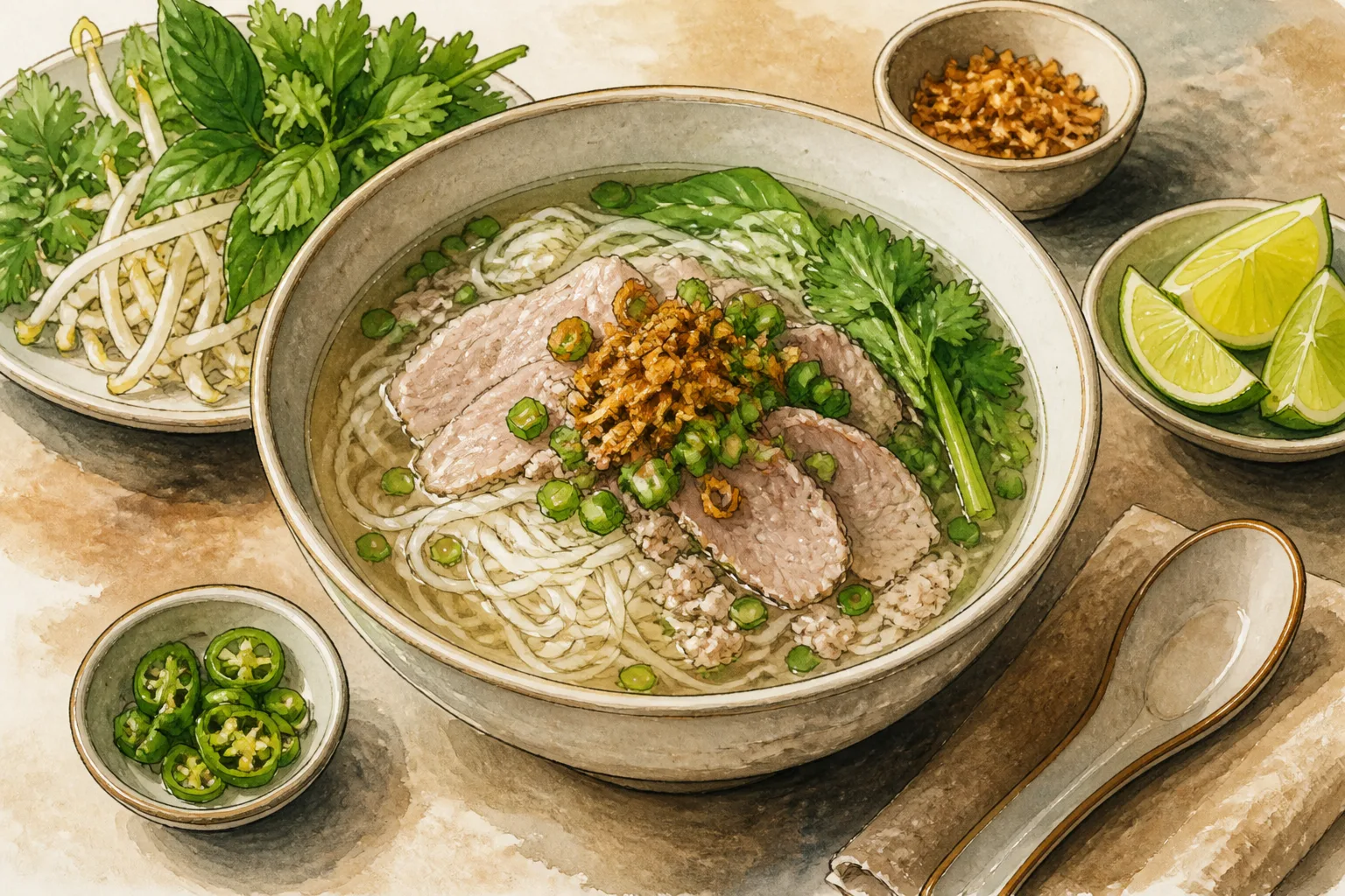Editorial illustration of Kuy teav.